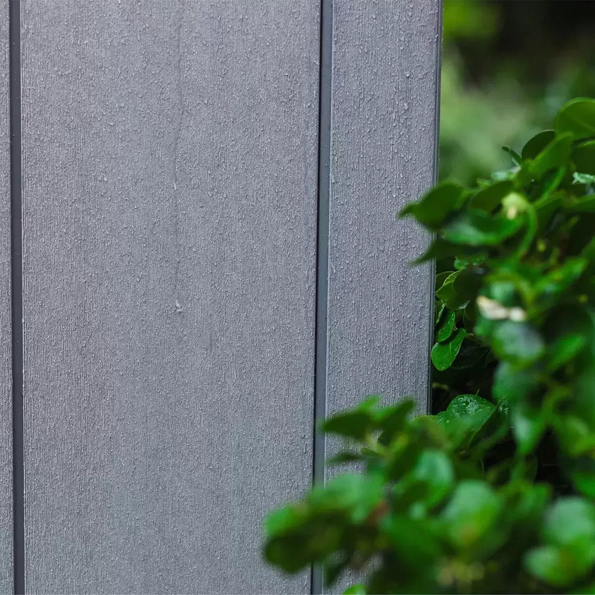 Keter 9x 7 Artisan Heavy Duty Plastic Pent Shed – Grey - Image 3