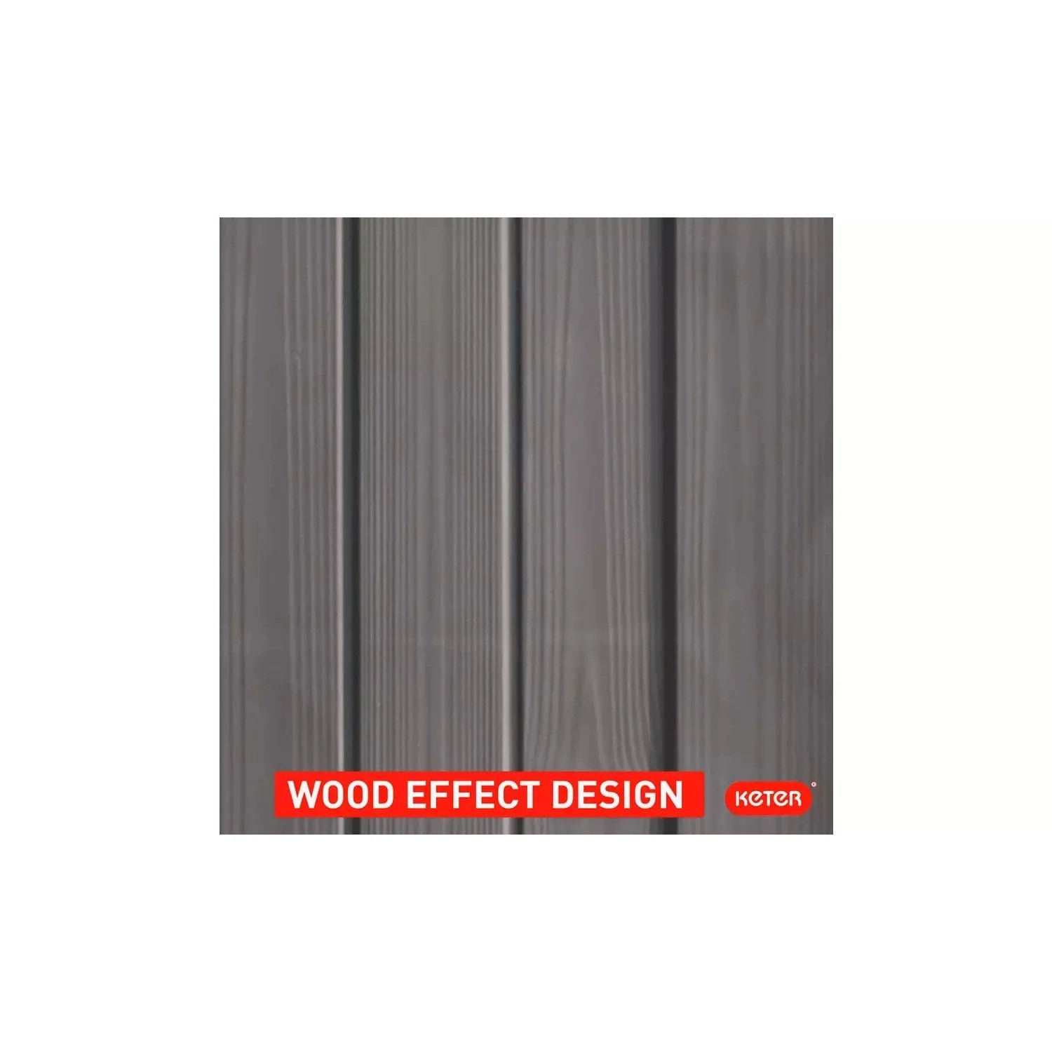 Keter 4×6 Factor Heavy Duty Plastic Garden Shed – Beige - Image 7