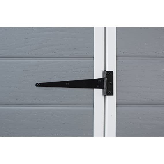 Keter 6 x 6 Manor Plastic Pent Garden Storage Shed – Grey - Image 6