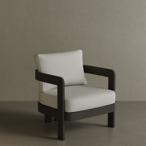 N3 Kohl Lounge Chair Bone Canvas