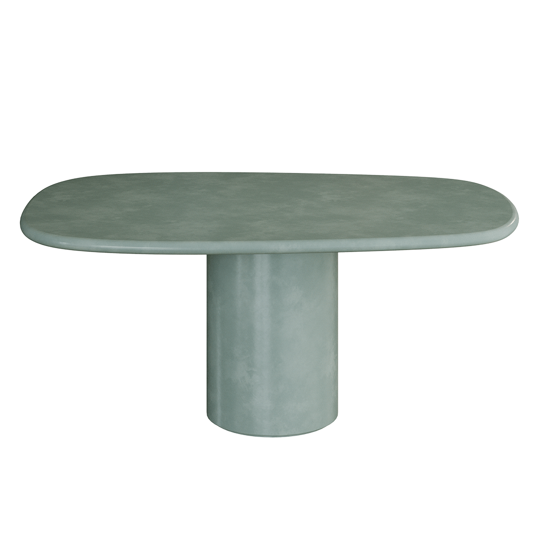 Solla Microskin Dining Table, Moss - Image 4