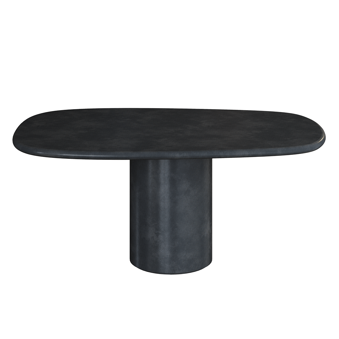 Solla Microskin Dining Table, Nero - Image 2