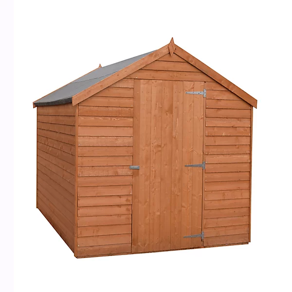 Shire Overlap 7×5 Single Door Windowless Value Garden Building - Image 2