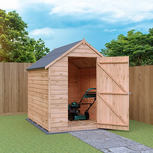 Shire Overlap 7×5 Single Door Windowless Value Garden Building - Image 5