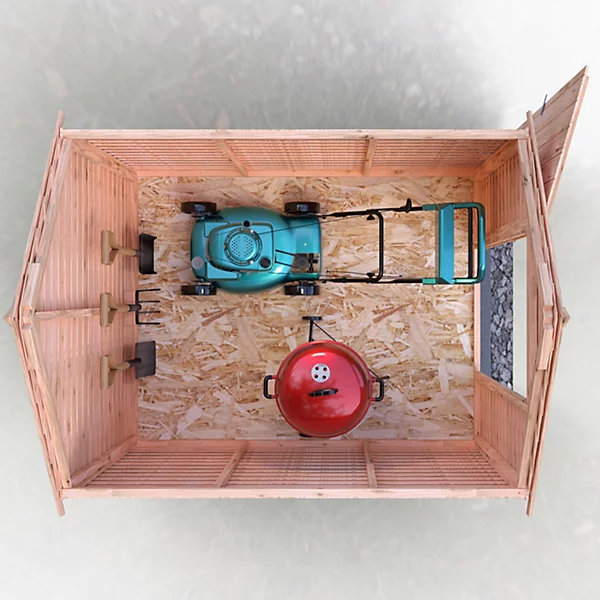 Shire Overlap 7×5 Single Door Windowless Value Garden Building - Image 7